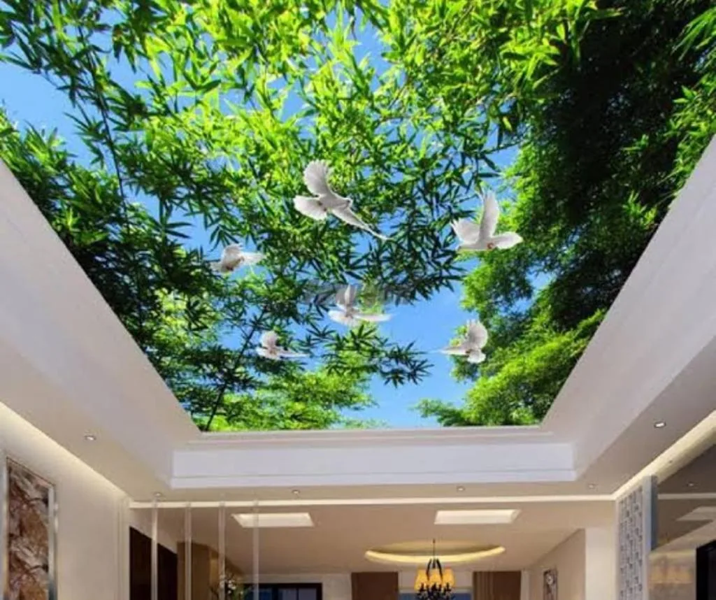 Forest fabric ceiling