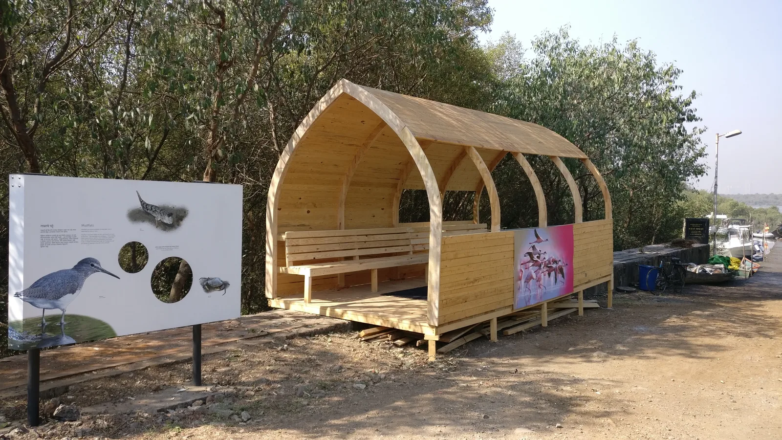 Gazebo with ACP panelling